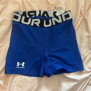 Under Armour Women's Royal Blue Compression Athletic Shorts